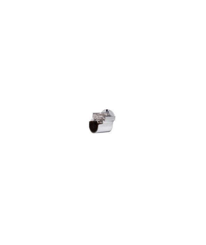 New Edge Blinds Chrome Recess Curtain Pole Support Bracket (28mm)