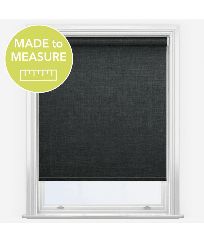 New Edge Blinds Classe Slate Grey Made to Measure Blackout Roller Blind