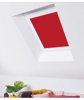 Classic Red Blackout Skylight Blind for DAKSTRA® Roof Windows