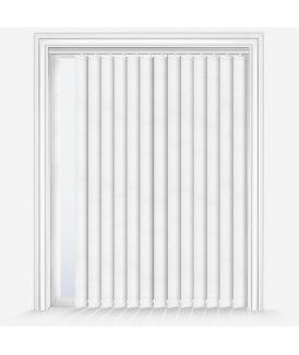 Cleo White Custom Made Dimout Vertical Blind