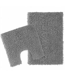 Como Bath Mat Set in Grey