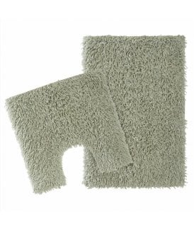 Como Bath Mat Set in Sage Green
