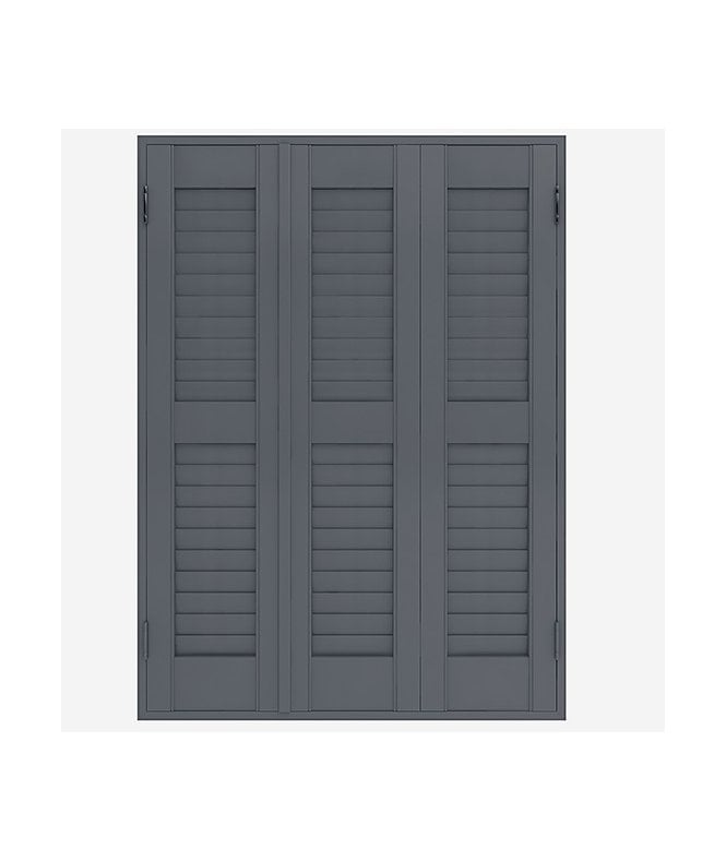 New Edge Blinds Core Dark Grey Shutter