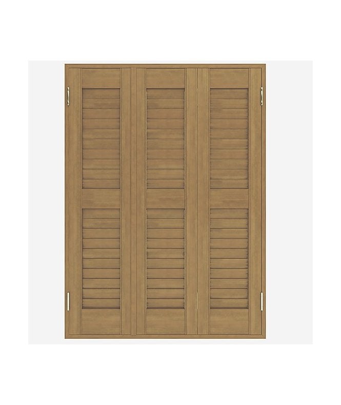 New Edge Blinds Core Natural Oak Shutter