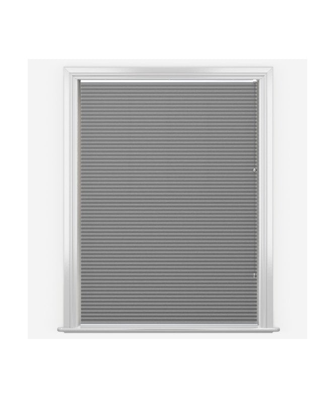New Edge Blinds Cozy Cell Dove Grey Honeycomb Pleated Blackout Blind