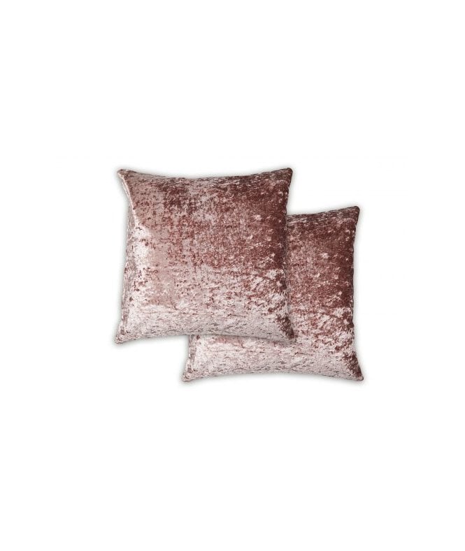 New Edge Blinds Crushed Velvet Collection Luxury Cushion Cover in Pink