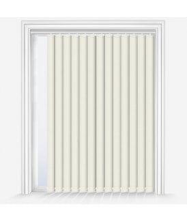 Custom Made Alaska Cream Dimout Vertical Blind