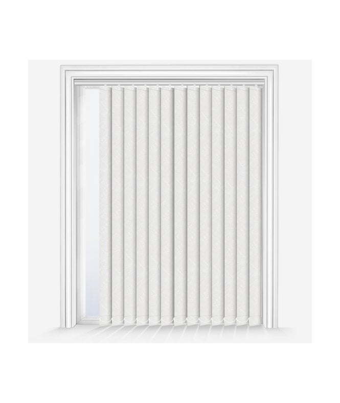 New Edge Blinds Custom Made Carolina White Dimout Vertical Blind