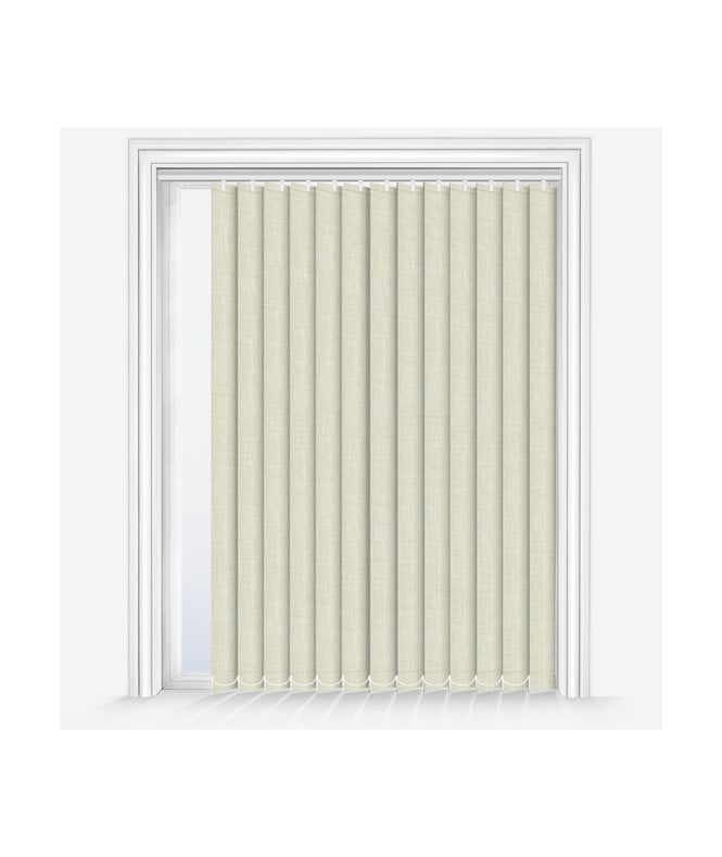 New Edge Blinds Custom Made Classe Cream Blackout Vertical Blind