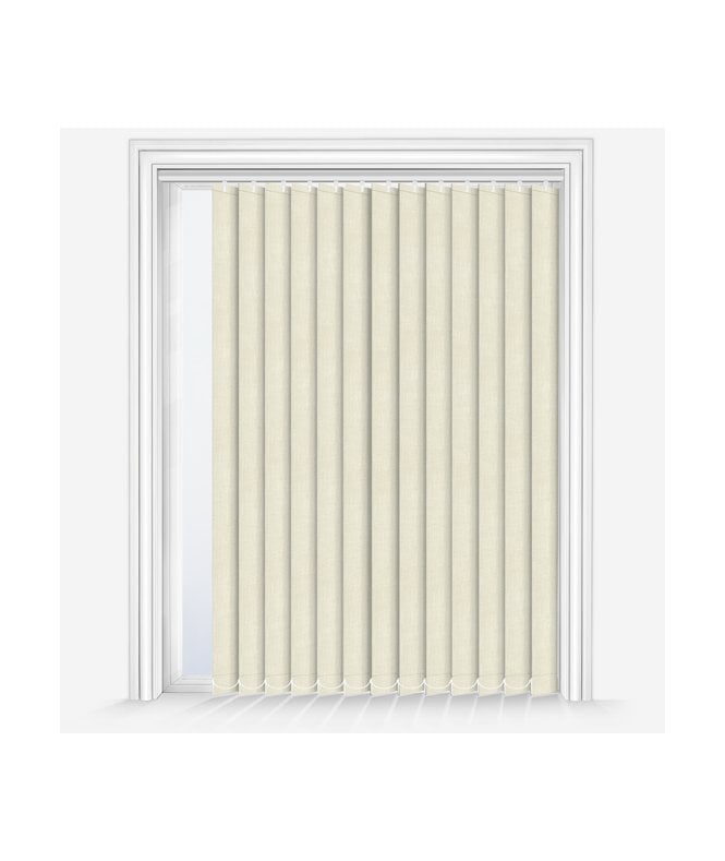 New Edge Blinds Custom Made Classe Cream Dimout Vertical Blind