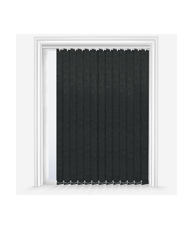 New Edge Blinds Custom Made Classe Slate Grey Blackout Vertical Blind