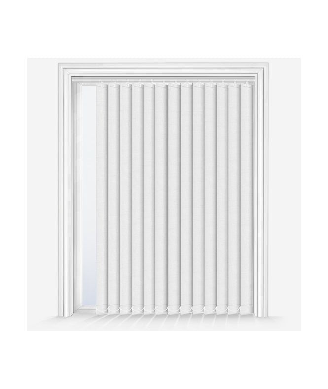 New Edge Blinds Custom Made Classe White Blackout Vertical Blind