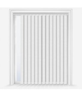 Custom Made Classe White Blackout Vertical Blind