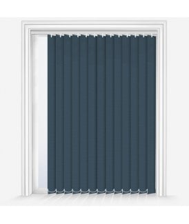 Custom Made Elements Airforce Blue Blackout Vertical Blind
