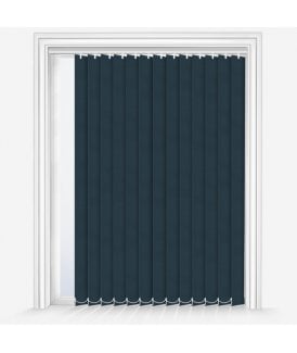 Custom Made Elements Airforce Blue Dimout Vertical Blind