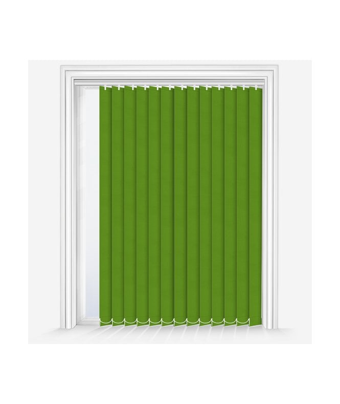 New Edge Blinds Custom Made Elements Apple Green Dimout Vertical Blind