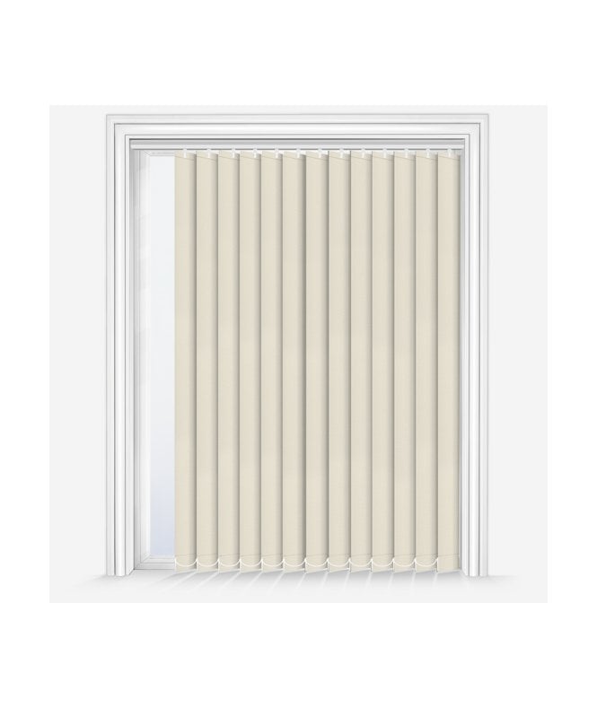 New Edge Blinds Custom Made Elements Cream Blackout Vertical Blind
