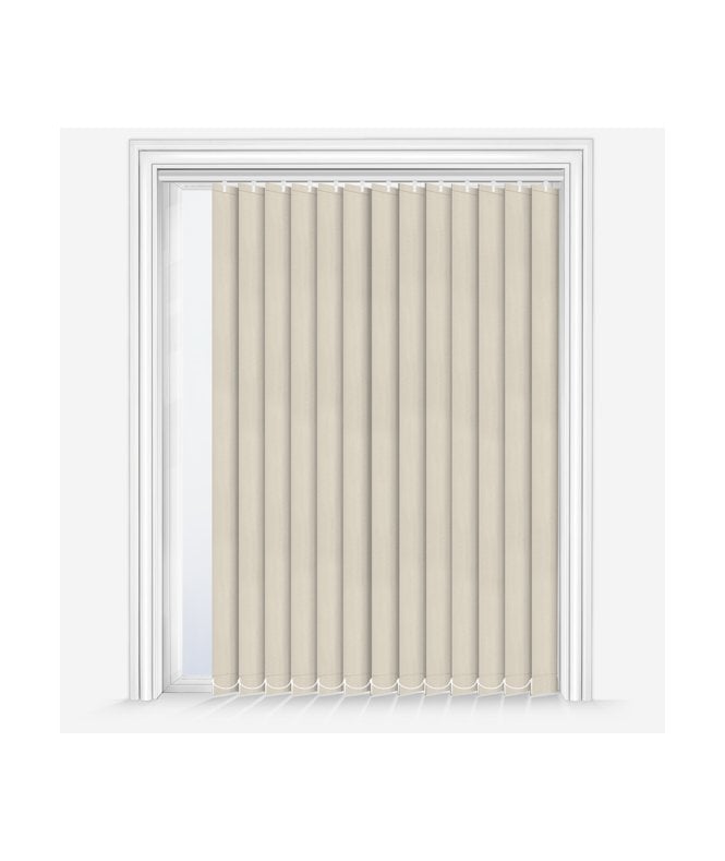 New Edge Blinds Custom Made Elements Cream Dimout Vertical Blind