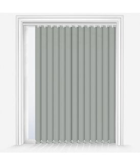 Custom Made Elements Dove Grey Blackout Vertical Blind