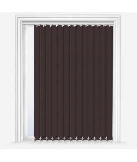 Custom Made Elements Espresso Blackout Vertical Blind
