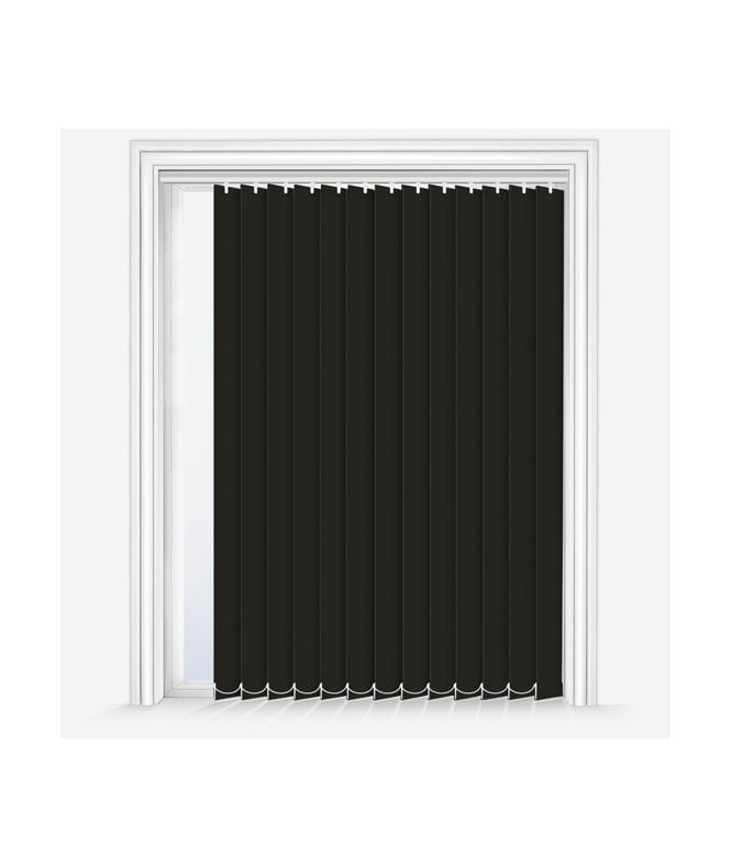 New Edge Blinds Custom Made Elements Espresso Dimout Vertical Blind
