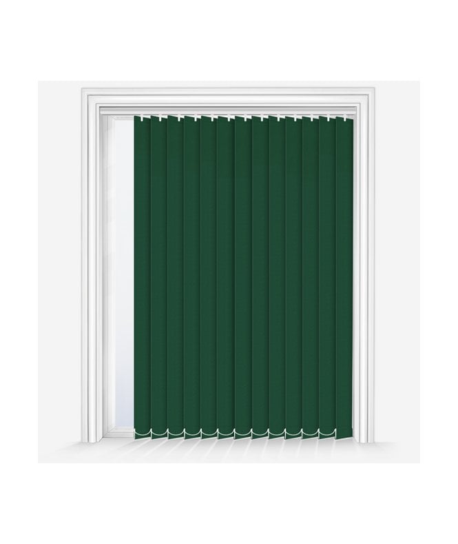 New Edge Blinds Custom Made Elements Forest Green Blackout Vertical Blind