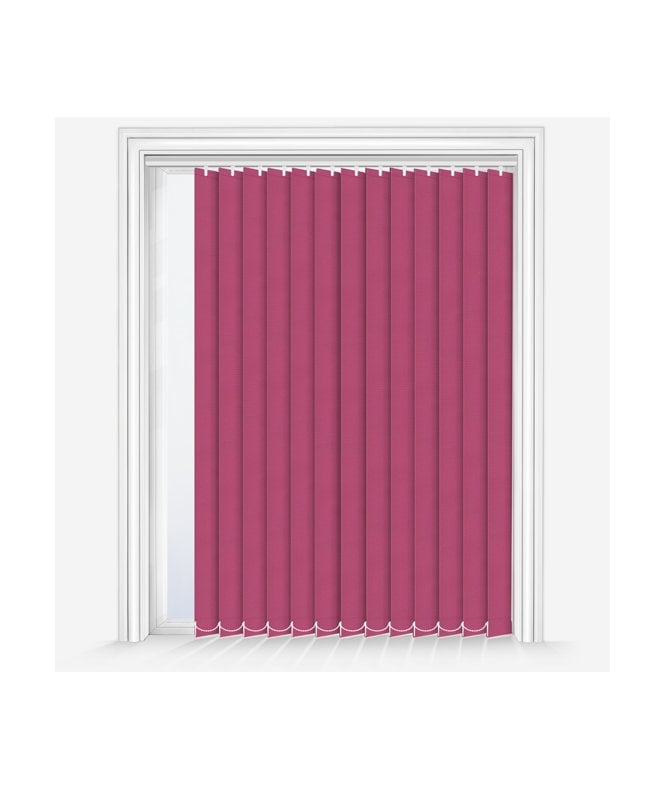 New Edge Blinds Custom Made Elements Hot Pink Dimout Vertical Blind