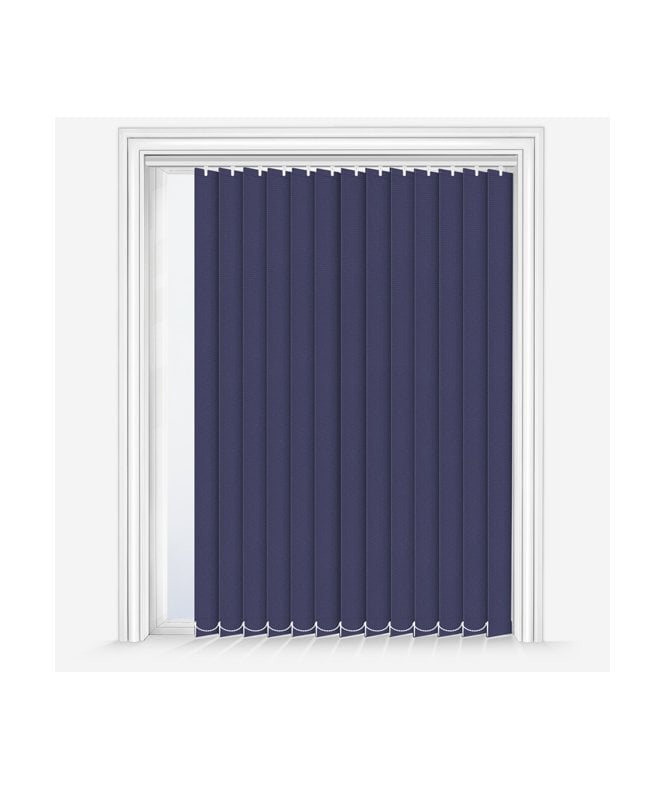 New Edge Blinds Custom Made Elements Indigo Blackout Vertical Blind