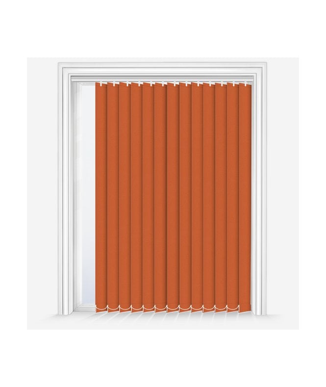 New Edge Blinds Custom Made Elements Marmalade Blackout Vertical Blind
