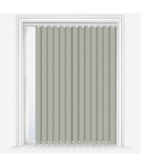 Custom Made Elements Mist Grey Blackout Vertical Blind