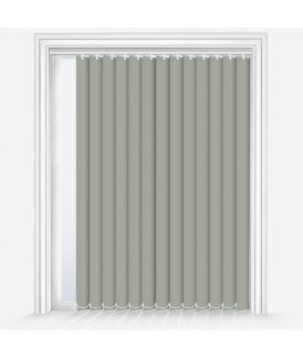 Custom Made Elements Mist Grey Dimout Vertical Blind