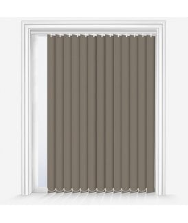 Custom Made Elements Mushroom Dimout Vertical Blind