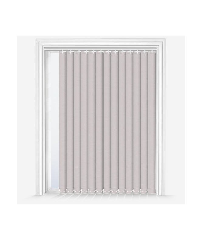 New Edge Blinds Custom Made Elements Pebble Grey Blackout Vertical Blind