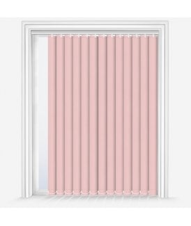 Custom Made Elements Peony Pink Dimout Vertical Blind