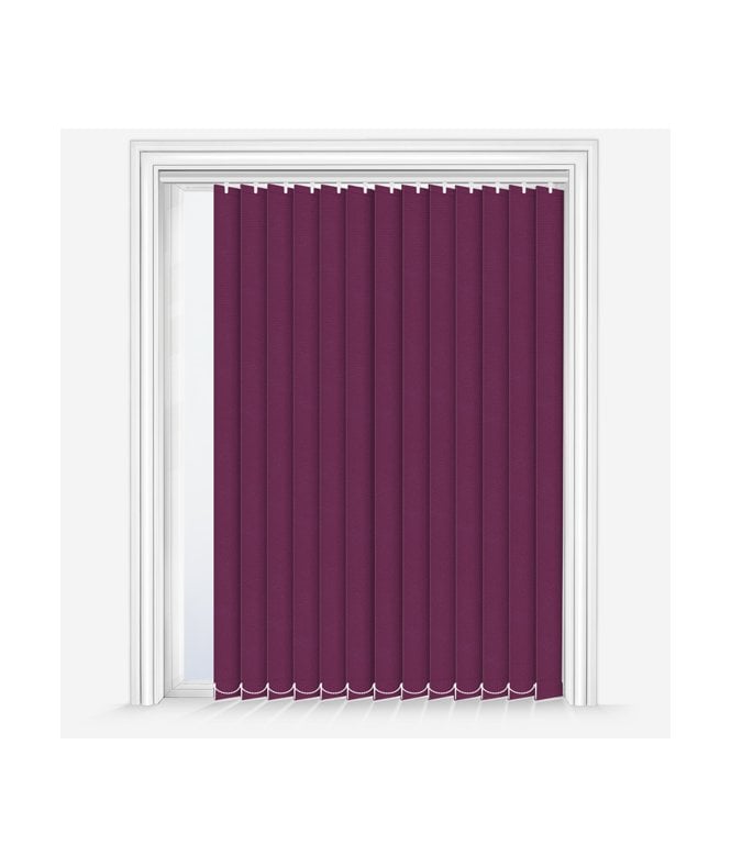New Edge Blinds Custom Made Elements Plum Blackout Vertical Blind