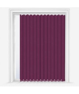 Custom Made Elements Plum Blackout Vertical Blind