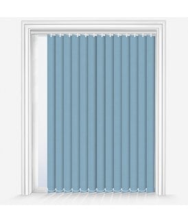 Custom Made Elements Powder Blue Blackout Vertical Blind