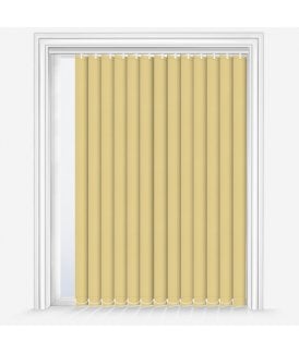 Custom Made Elements Primrose Yellow Blackout Vertical Blind