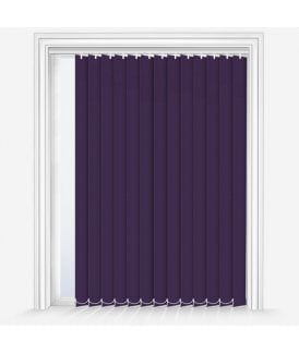 Custom Made Elements Purple Blackout Vertical Blind