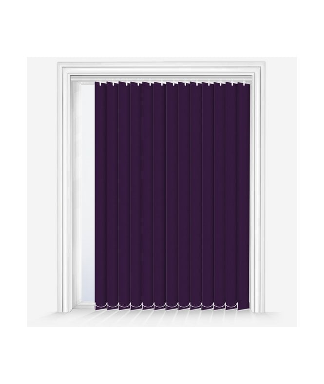 New Edge Blinds Custom Made Elements Purple Dimout Vertical Blind