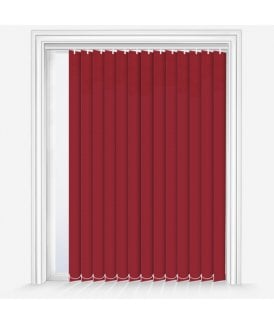 Custom Made Elements Red Blackout Vertical Blind