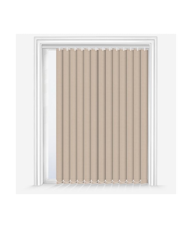 New Edge Blinds Custom Made Elements Sand Blackout Vertical Blind