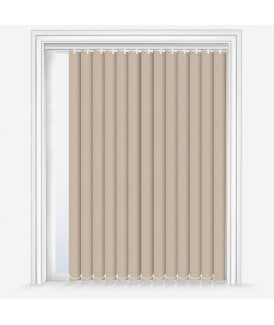 Custom Made Elements Sand Blackout Vertical Blind