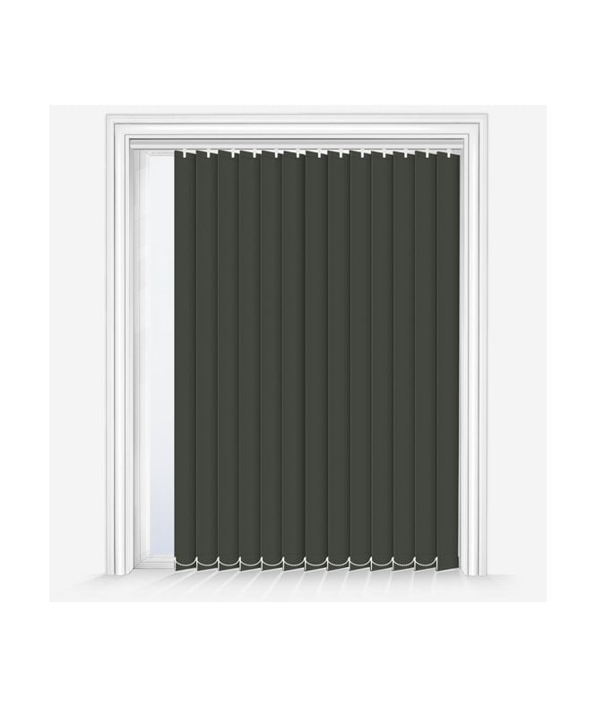 New Edge Blinds Custom Made Elements Shadow Grey Blackout Vertical Blind