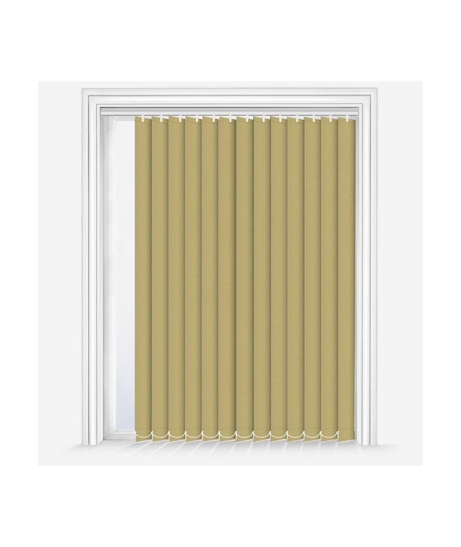 New Edge Blinds Custom Made Elements Stem Green Blackout Vertical Blind