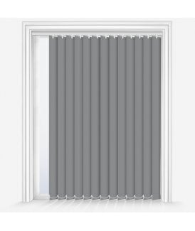 Custom Made Elements Storm Grey Dimout Vertical Blind