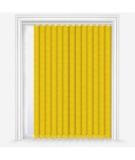 Custom Made Elements Sunshine Yellow Blackout Vertical Blind
