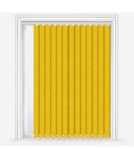 Custom Made Elements Sunshine Yellow Dimout Vertical Blind