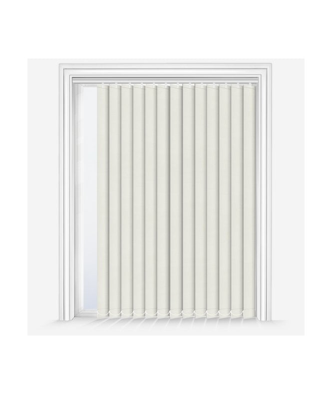 New Edge Blinds Custom Made Elements Vanilla Cream Blackout Vertical Blind