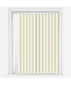 Custom Made Elements Vanilla Cream Dimout Vertical Blind